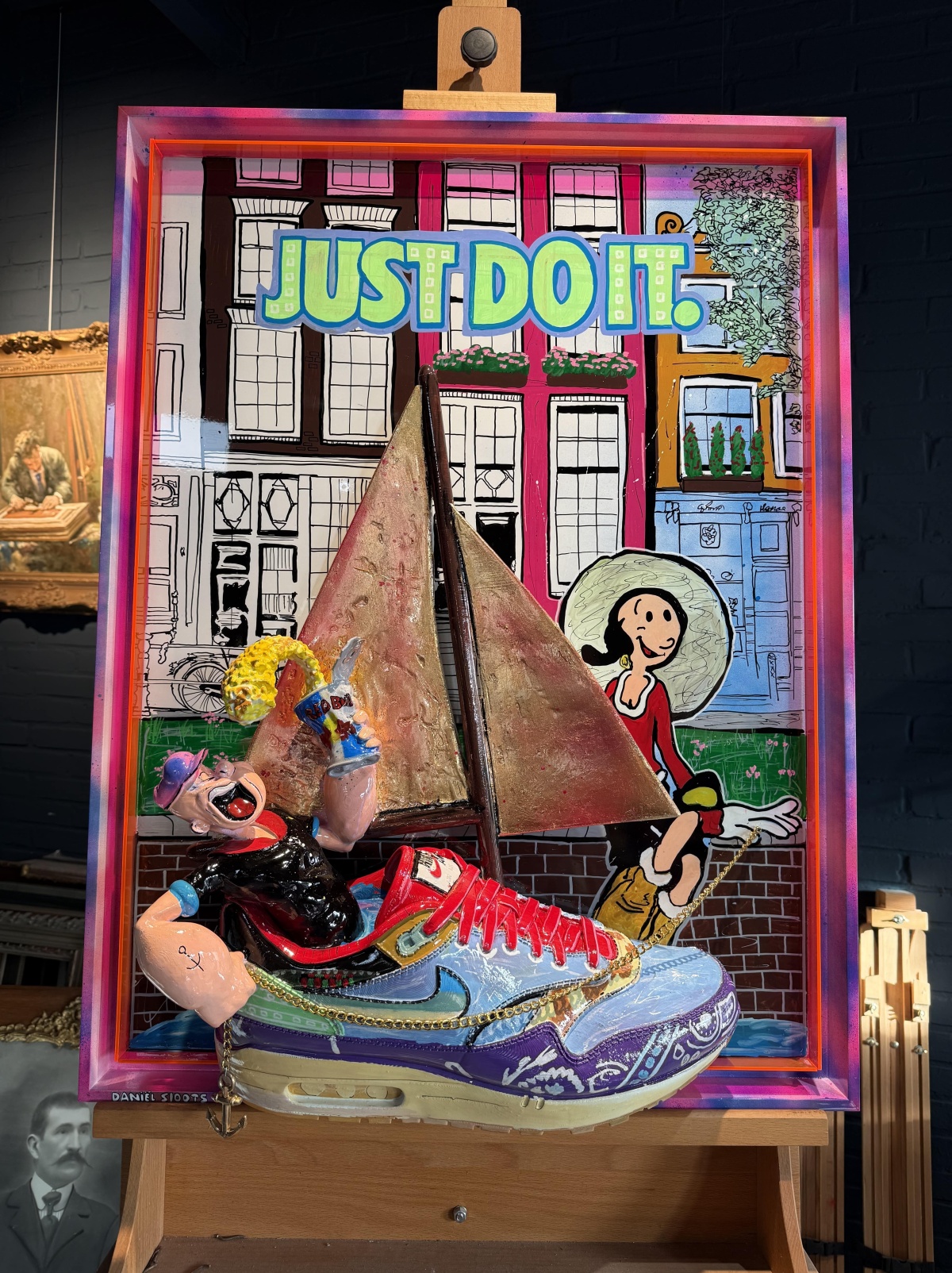 Een bootje in Amsterdam