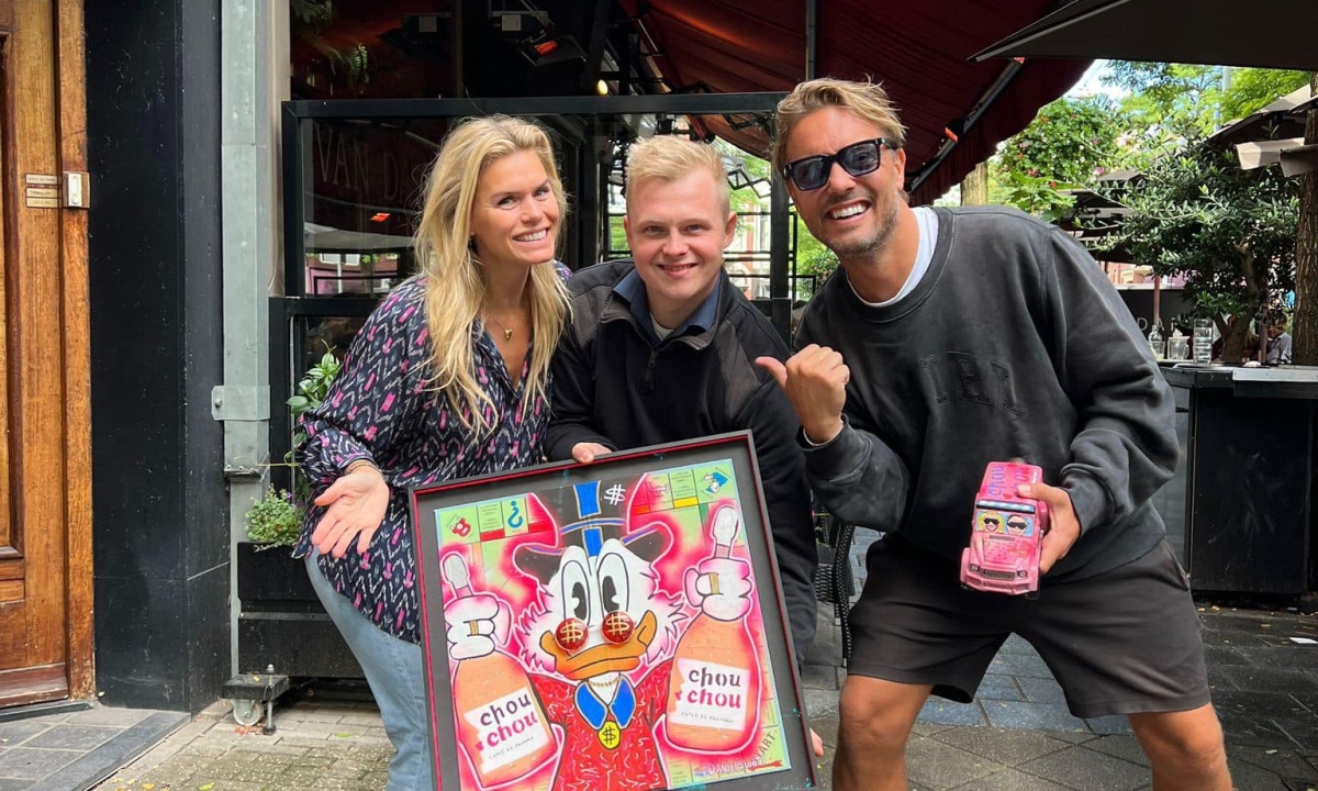 Kunstwerk voor Bas Smit en Nicolette van Dam