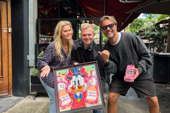 Kunstwerk voor Bas Smit en Nicolette van Dam